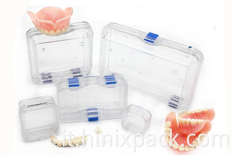 1.5 Inch Plastic Membrane Dental Crown Box Jewelry Box